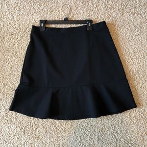 NWT LOFT black skirt size Large